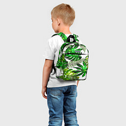 Детский рюкзак ГАВАЙСКИЕ ЛИСТЬЯ, цвет: 3D-принт — фото 2