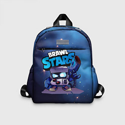 Детский рюкзак 8 bit blue brawl stars 8 бит, цвет: 3D-принт