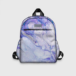 Детский рюкзак Разводы сиреневой краской, цвет: 3D-принт