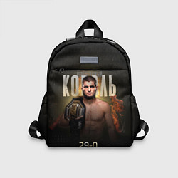 Детский рюкзак Хабиб Нурмагомедов - Король v2, цвет: 3D-принт