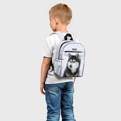 Детский рюкзак ХАСКИ цвета 3D-принт — фото 2