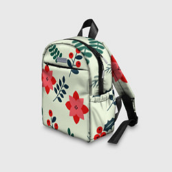 Детский рюкзак Цветы, ягоды, листья, цвет: 3D-принт — фото 2