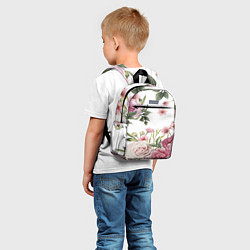 Детский рюкзак Розовые розы, цвет: 3D-принт — фото 2