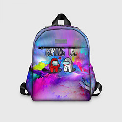Детский рюкзак Among Us love, цвет: 3D-принт