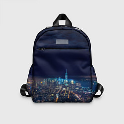 Детский рюкзак Ночной город, цвет: 3D-принт