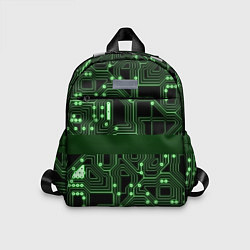 Детский рюкзак Неоновая схема, цвет: 3D-принт
