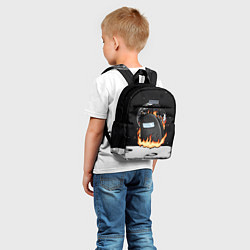 Детский рюкзак Among Us fire, цвет: 3D-принт — фото 2