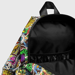 Детский рюкзак Граффити монстров, цвет: 3D-принт — фото 2