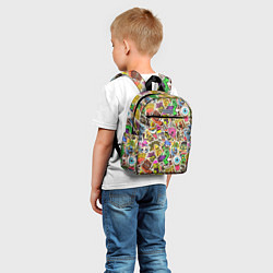 Детский рюкзак Граффити монстров, цвет: 3D-принт — фото 2