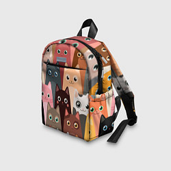 Детский рюкзак Котики мультяшные, цвет: 3D-принт — фото 2