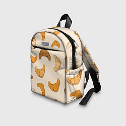 Детский рюкзак Круассаны - Вкусный узор, цвет: 3D-принт — фото 2