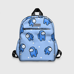Детский рюкзак Among Us - Синий цвет, цвет: 3D-принт