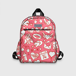 Детский рюкзак Valentines Pattern, цвет: 3D-принт
