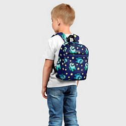 Детский рюкзак Among Us Звёзды, цвет: 3D-принт — фото 2