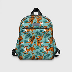 Детский рюкзак Рычащие Тигры Паттерн, цвет: 3D-принт