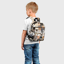 Детский рюкзак Котики смешные, цвет: 3D-принт — фото 2