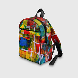 Детский рюкзак КРАСКИ, цвет: 3D-принт — фото 2