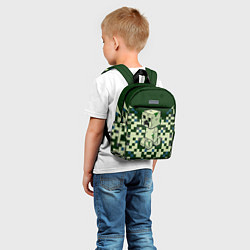 Детский рюкзак Minecraft Крипер, цвет: 3D-принт — фото 2