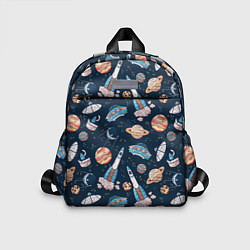 Детский рюкзак Корабли, планеты и спутники