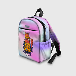 Детский рюкзак Кот в желтом дождевике, цвет: 3D-принт — фото 2