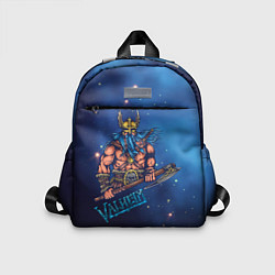 Детский рюкзак Valheim викинг с синей бородой, цвет: 3D-принт