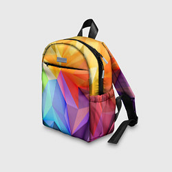 Детский рюкзак Радужная геометрия, цвет: 3D-принт — фото 2