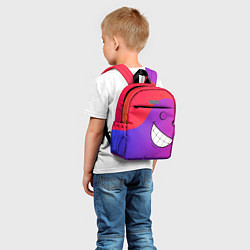 Детский рюкзак Градиент призрак, цвет: 3D-принт — фото 2