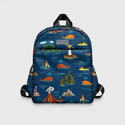 Детский рюкзак ОСТРОВА, цвет: 3D-принт