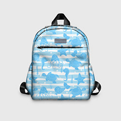 Детский рюкзак Морские жители, цвет: 3D-принт