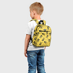 Детский рюкзак Череповый фон Черепа, цвет: 3D-принт — фото 2