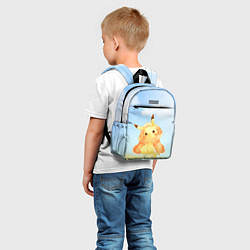 Детский рюкзак Пикачу с пледом, цвет: 3D-принт — фото 2