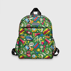Детский рюкзак Поп-арт, цвет: 3D-принт