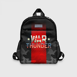 Детский рюкзак WAR THUNDER ВАР ТАНДЕР, цвет: 3D-принт