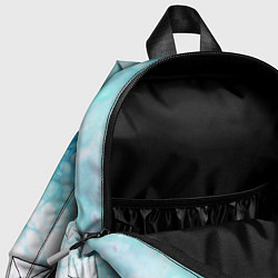 Детский рюкзак Цветная морская пена, цвет: 3D-принт — фото 2