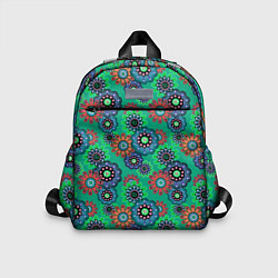 Детский рюкзак Ретро цветочный узор, цвет: 3D-принт