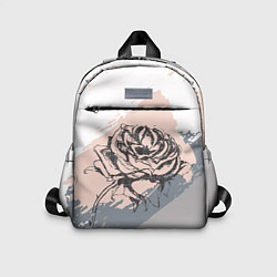 Детский рюкзак Абстракция с розой, цвет: 3D-принт