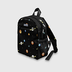 Детский рюкзак Планеты в космосе, цвет: 3D-принт — фото 2