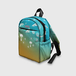 Детский рюкзак Морское ассорти, цвет: 3D-принт — фото 2