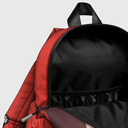 Детский рюкзак КОСТЮМ КЛИ ГЕНШИН ИМПАКТ, цвет: 3D-принт — фото 2
