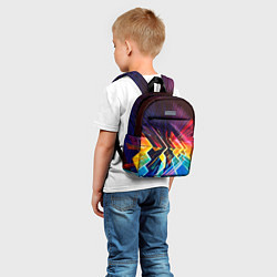 Детский рюкзак Цифровая радуга, цвет: 3D-принт — фото 2