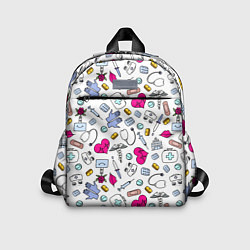 Детский рюкзак Медицинский паттерн, цвет: 3D-принт
