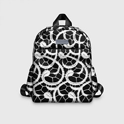 Детский рюкзак Черно-белое кружево