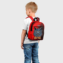 Детский рюкзак Wolf head, цвет: 3D-принт — фото 2