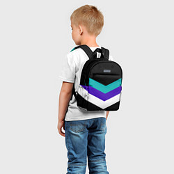 Детский рюкзак Классика Три Полоски, цвет: 3D-принт — фото 2