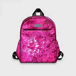 Детский рюкзак Розовые Пузырьки, цвет: 3D-принт