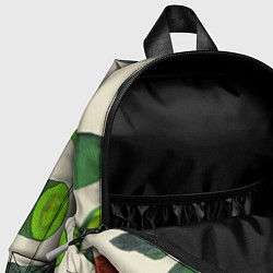 Детский рюкзак Авокадо - фруктовый паттерн, цвет: 3D-принт — фото 2