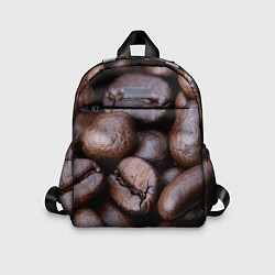 Детский рюкзак Кофейные зёрна, цвет: 3D-принт