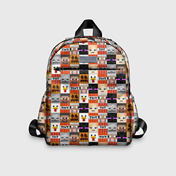 Детский рюкзак MINECRAFT КУБИКИ ПЕРСОНАЖИ, цвет: 3D-принт