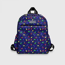 Детский рюкзак Разноцветные Лампочки, цвет: 3D-принт