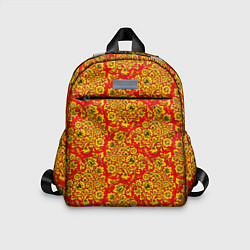 Детский рюкзак Хохломские узоры, цвет: 3D-принт
